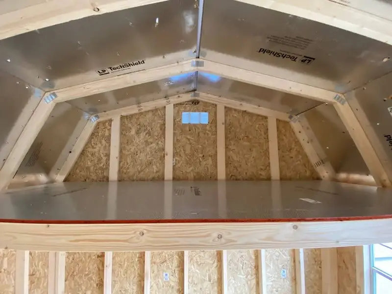 10x16 Economy Side Lofted Barn 7